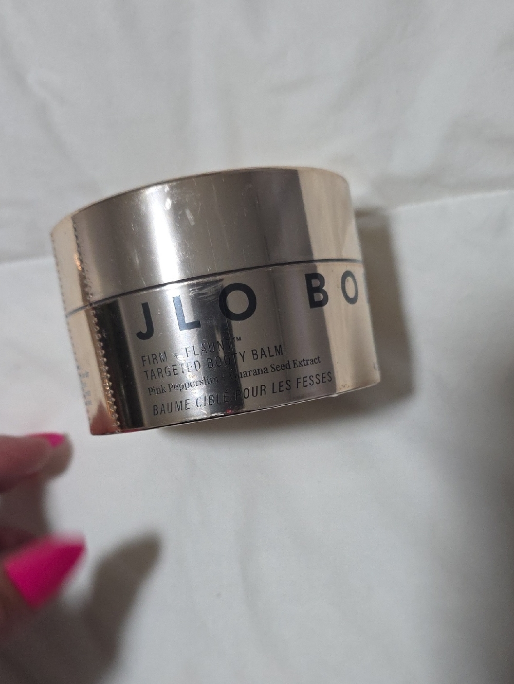 Jennifer Lopez JLo Body Firm & Flaunt Targeted Booty Balm - Rose Gold
